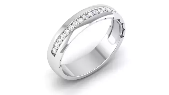 Band ring model 3D print model