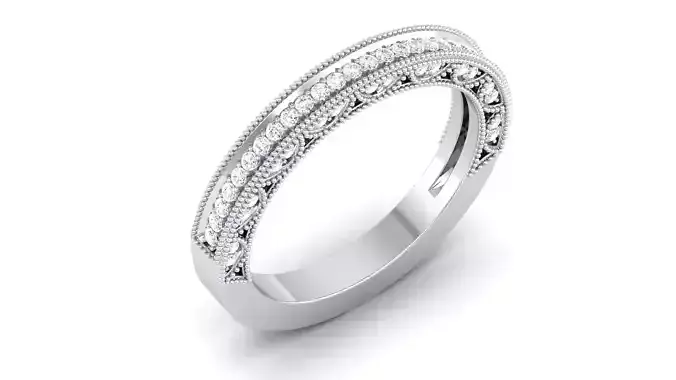 Band ring model 3D print model