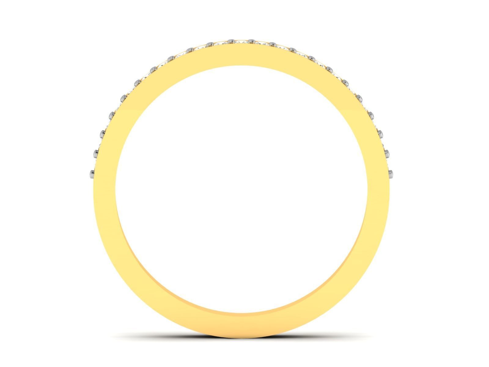 Band ring model 3D print model_4