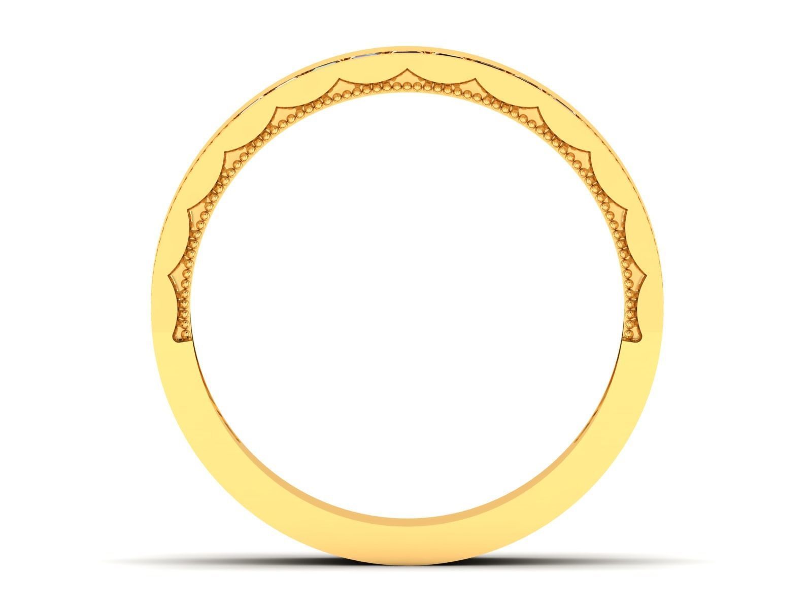 Band ring model 3D print model_6