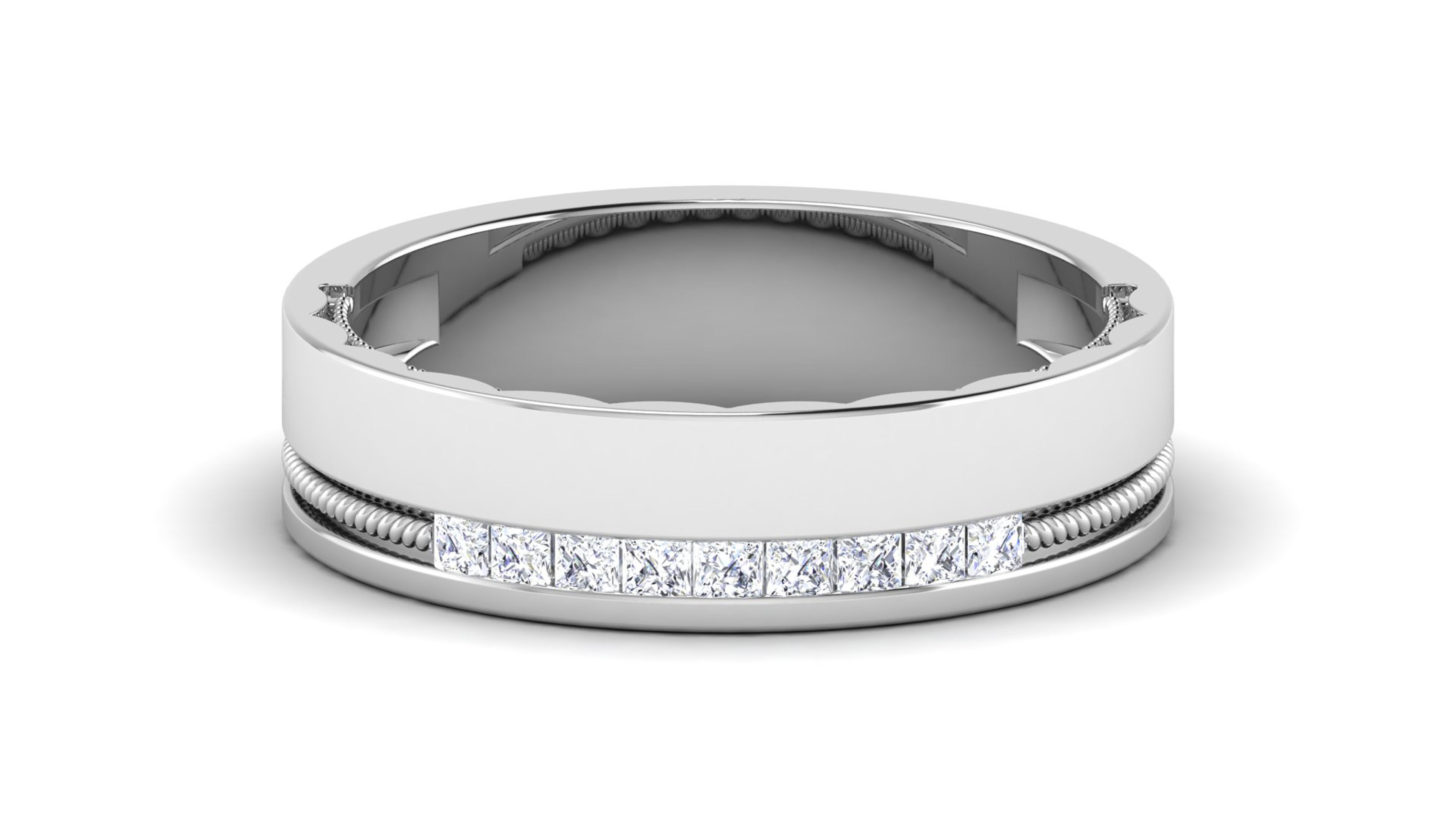 Band ring model 3D print model_4