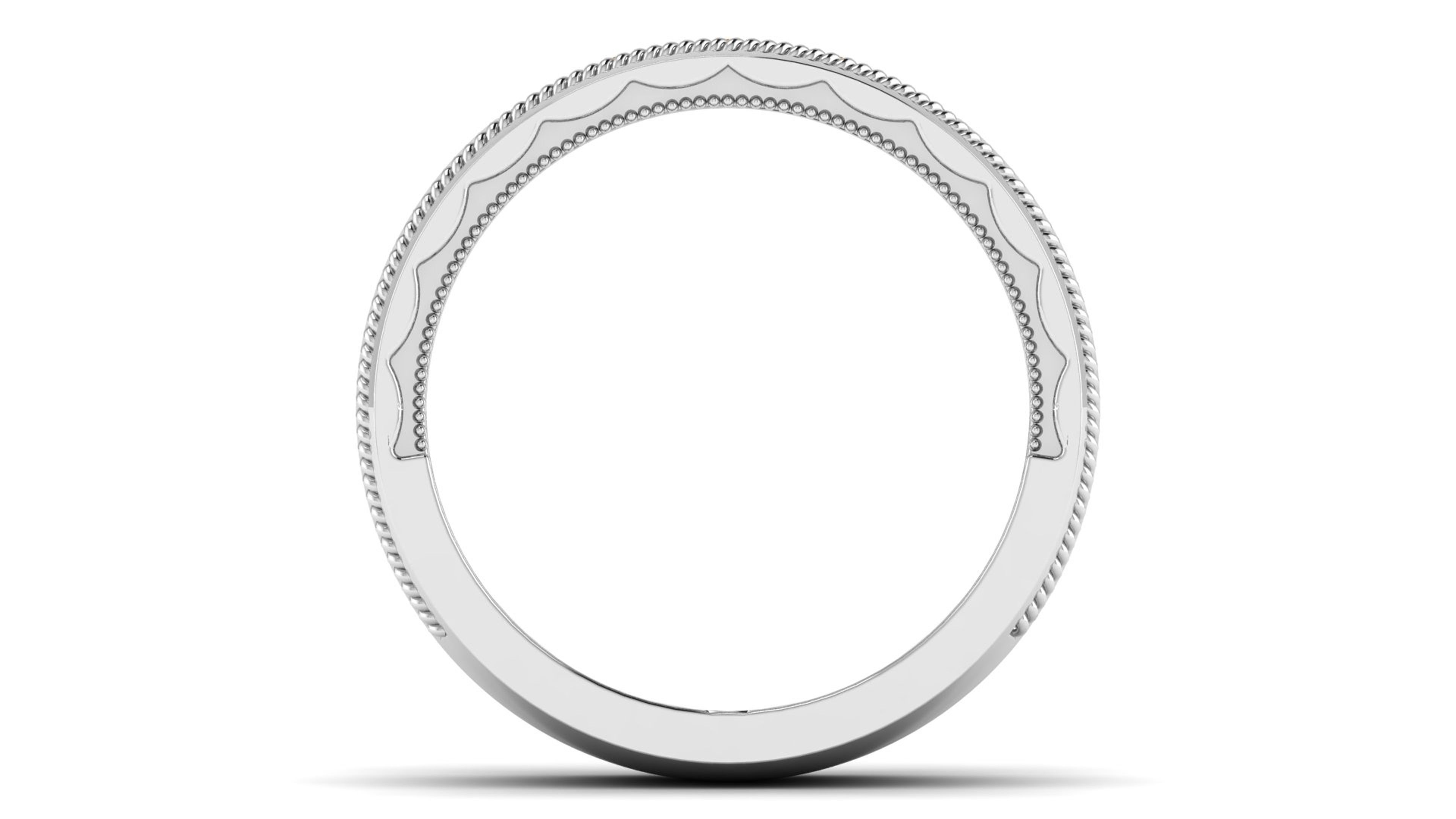 Band ring model 3D print model_1