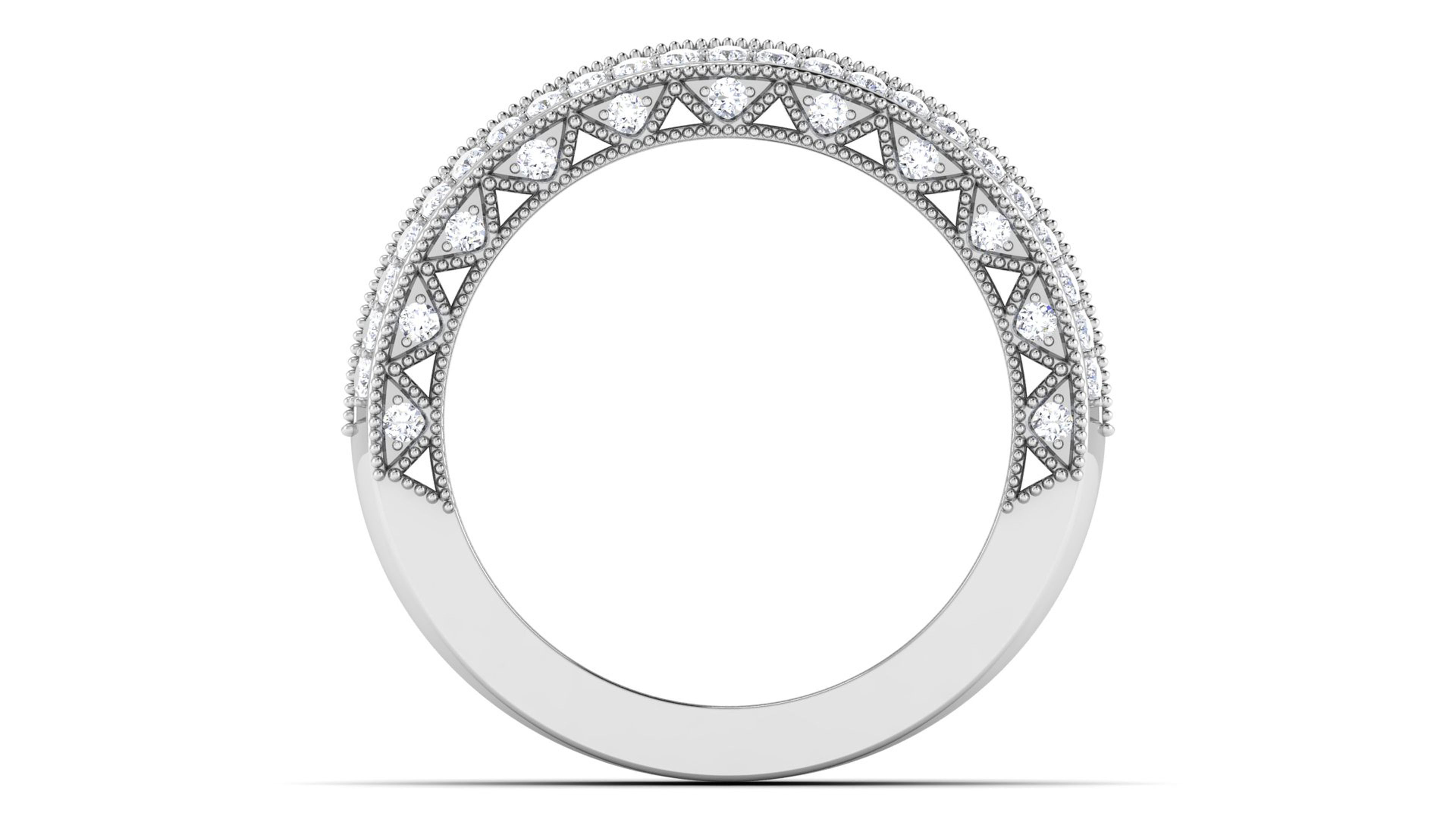 Band ring model 3D print model_2