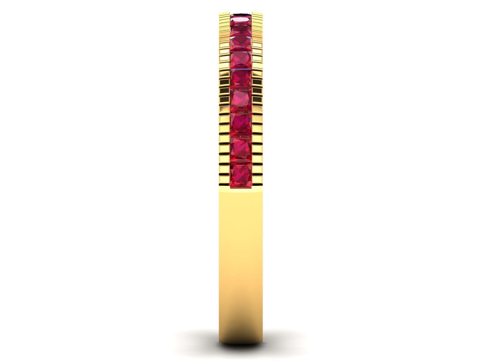 Band ring model 3D print model_8