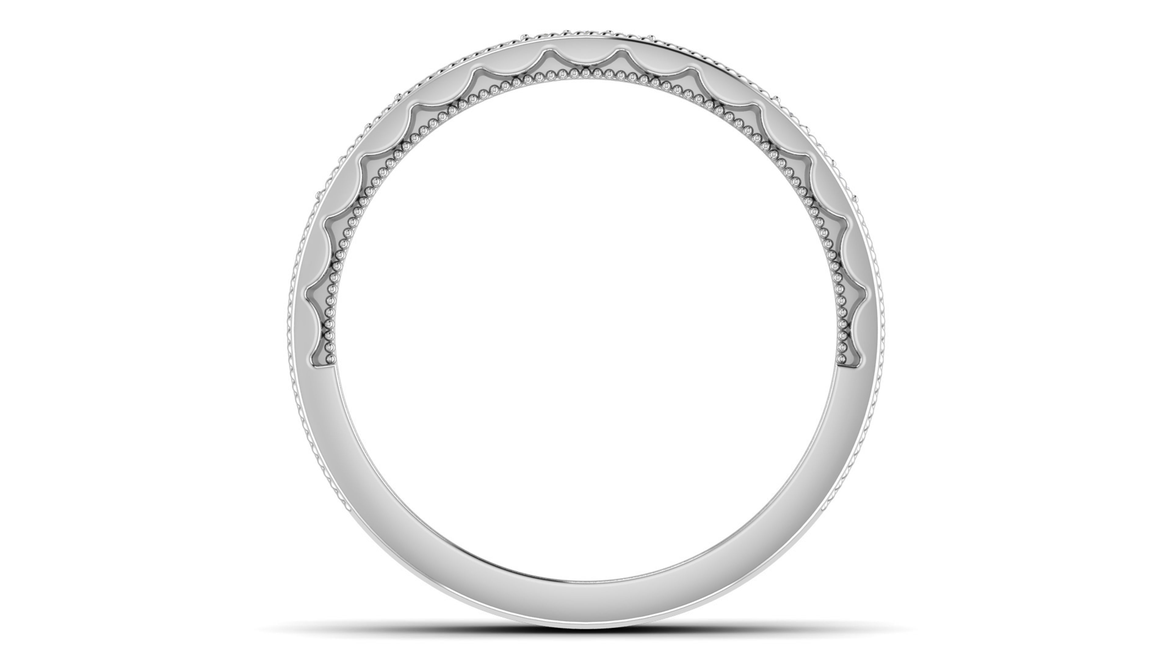 Band ring model 3D print model_1