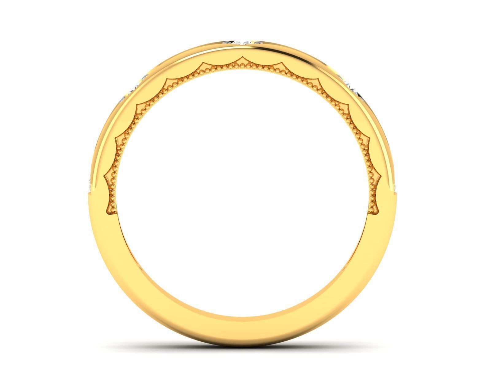 Band ring model 3D print model_6