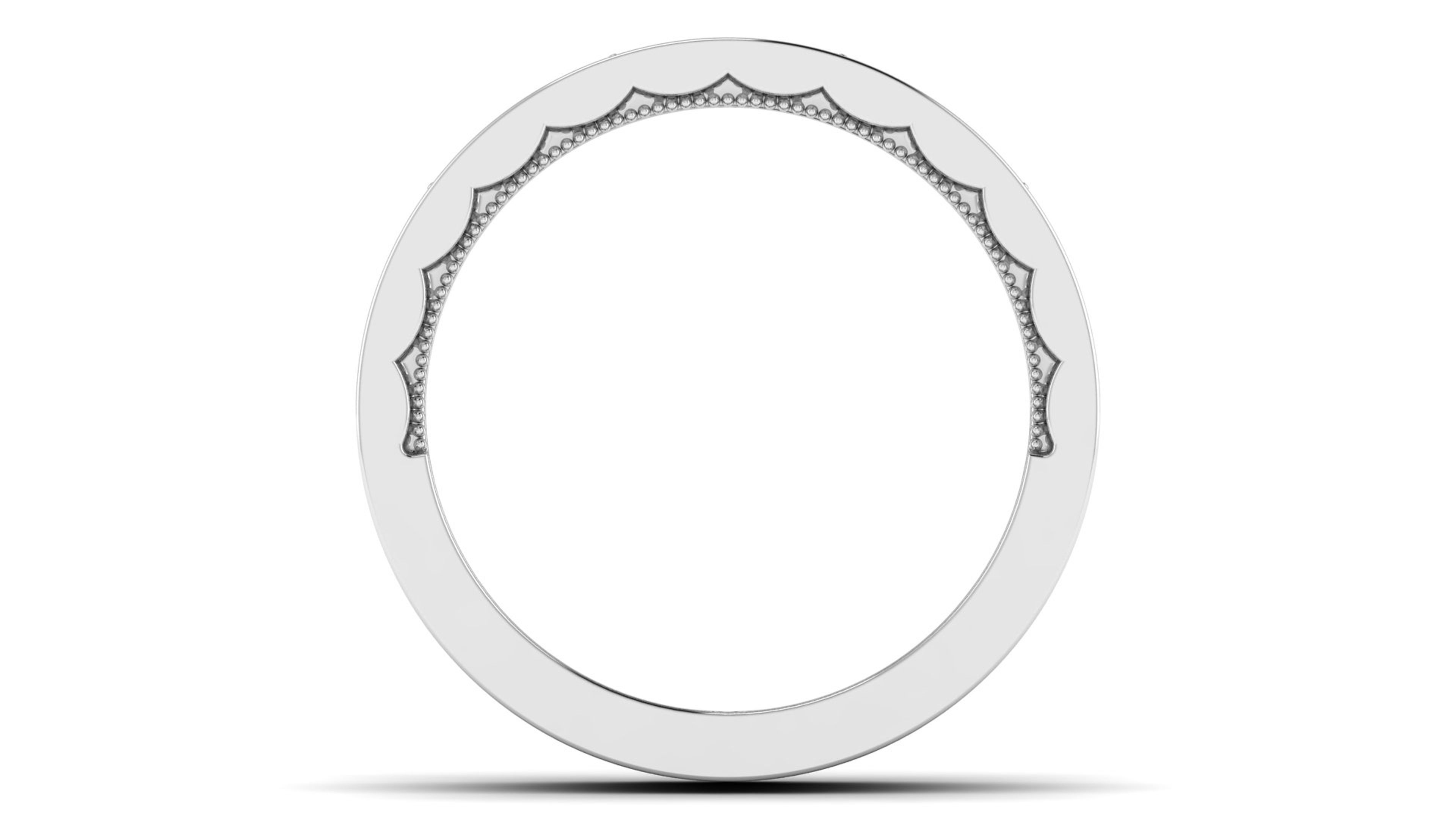 Band ring model 3D print model_1