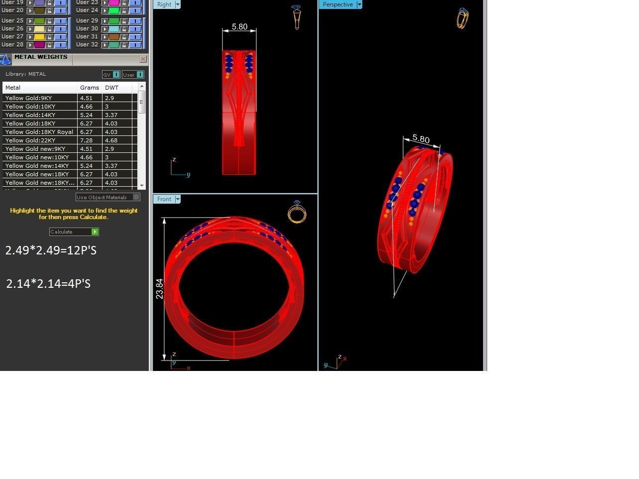 Band ring model 3D print model_6