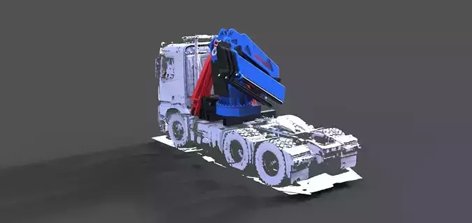 Crane for truck 3D print model