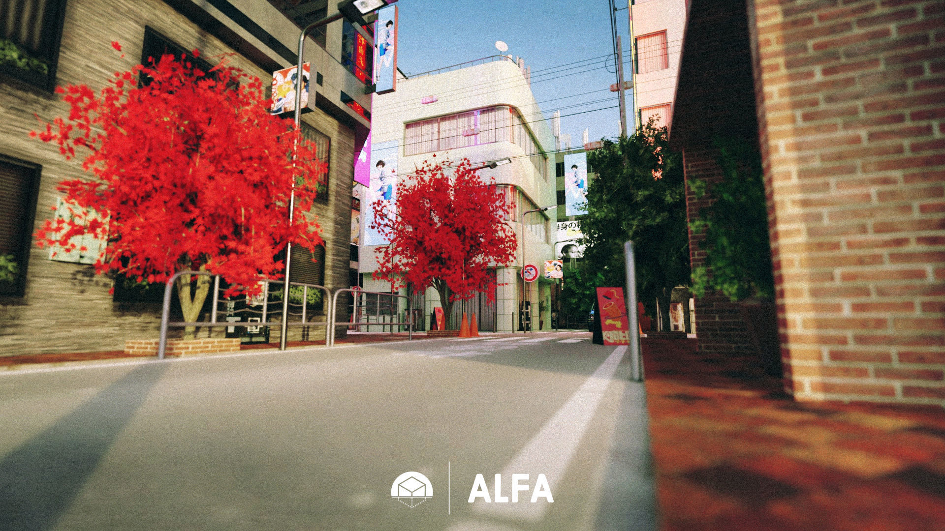 Japanese Styled Block Of building  3D model_5