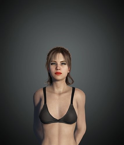 Beautiful girl 3D model