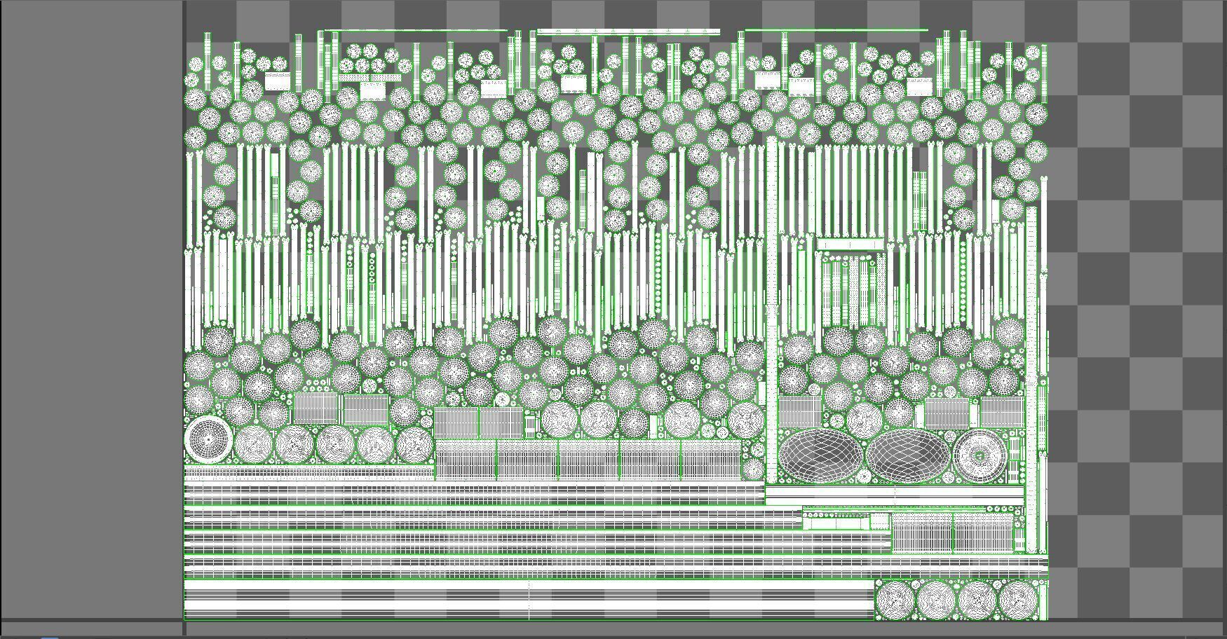 Aubrey Oval Chandelier 3D model_12
