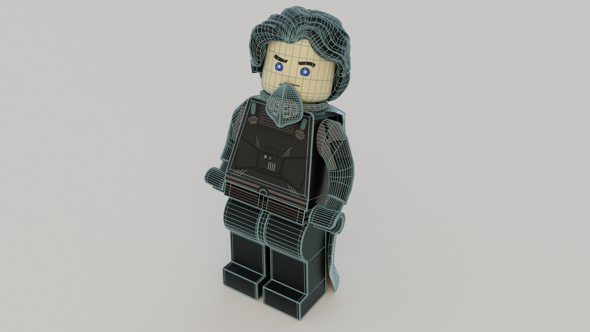 Lego Ornithopter with Paul Atreides  3D model_32