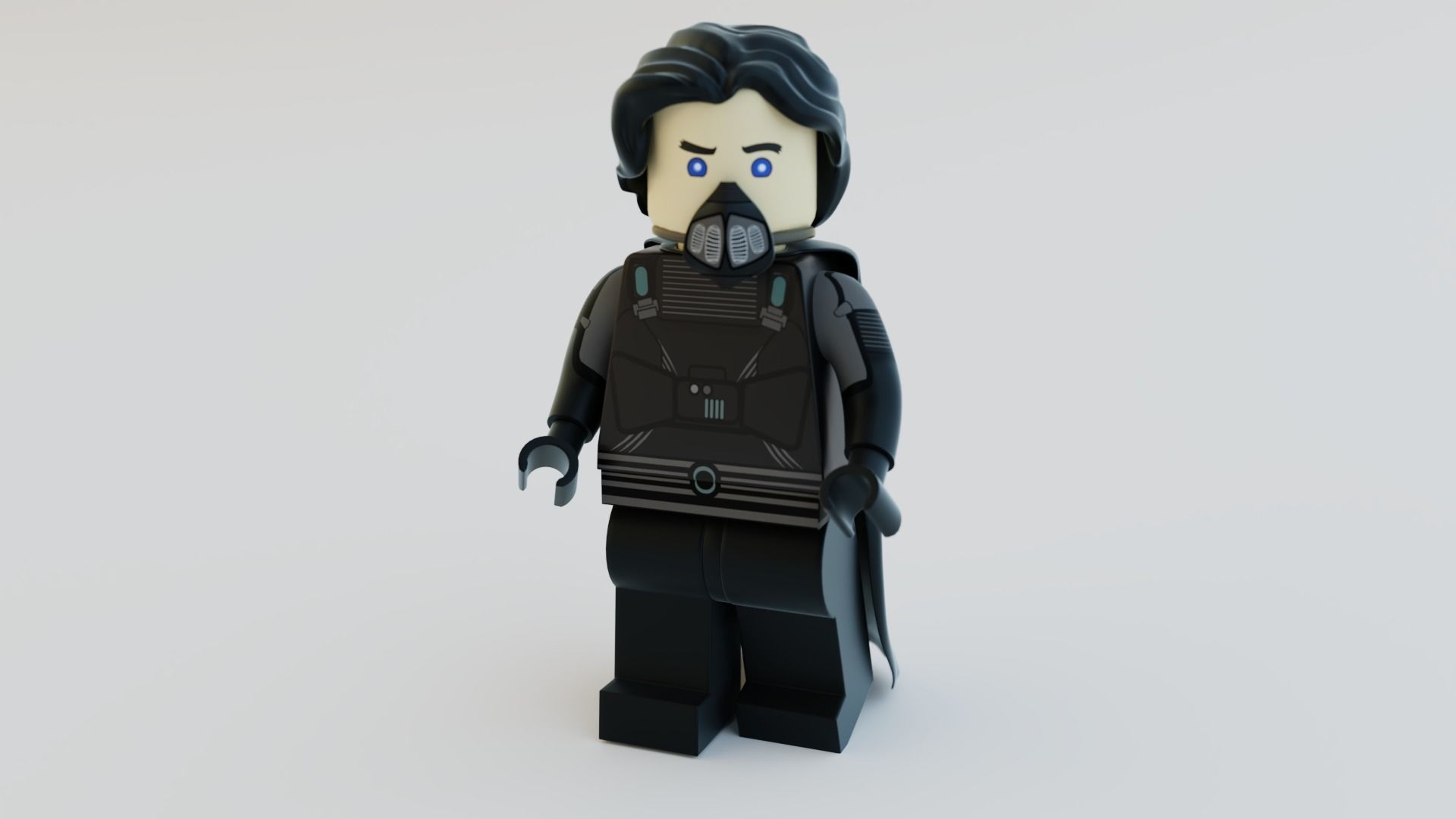 Lego Ornithopter with Paul Atreides  3D model_25