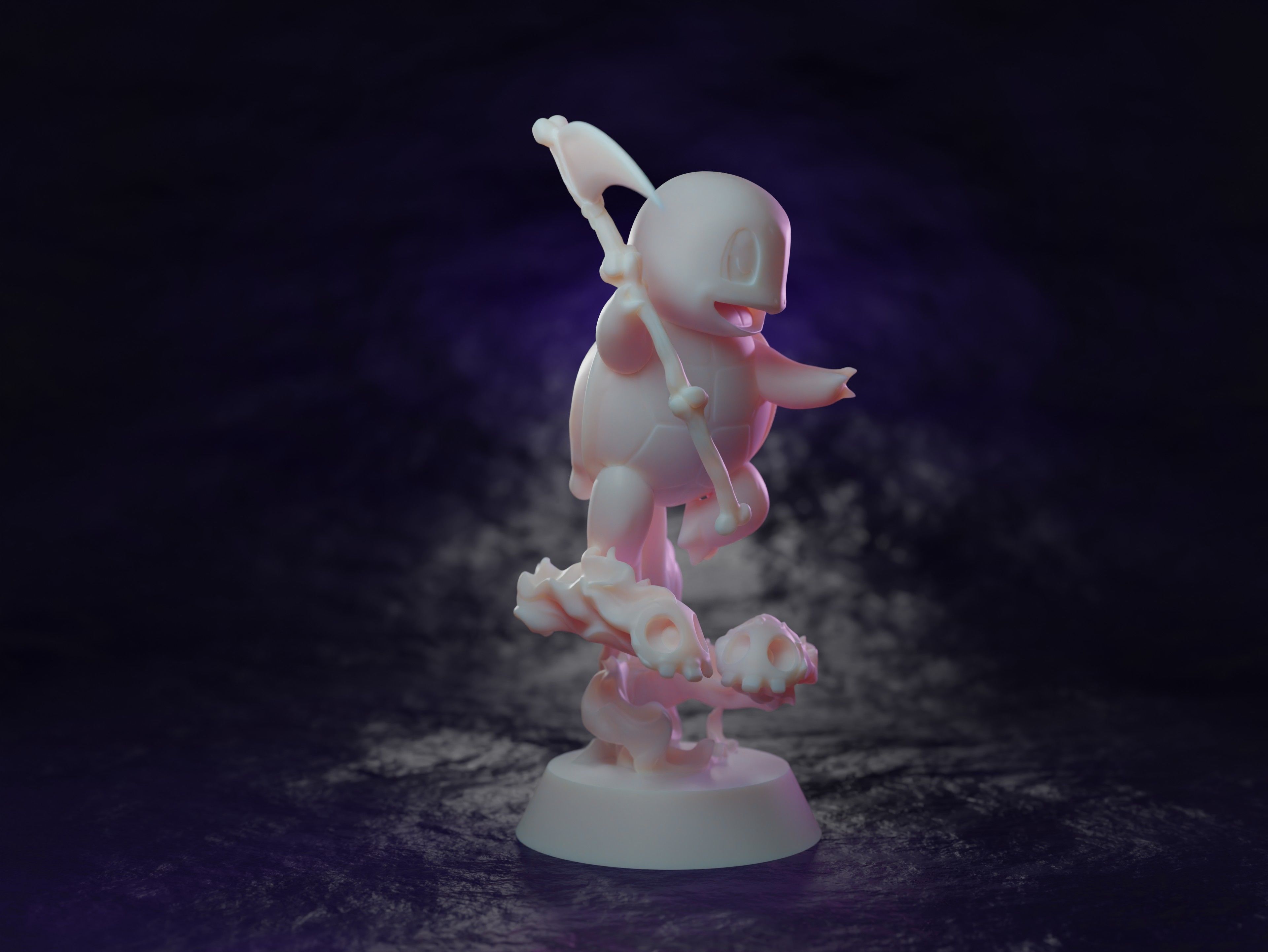 SQUIRTLE x DUSKULL POKEFUSION  Free 3D print model_5
