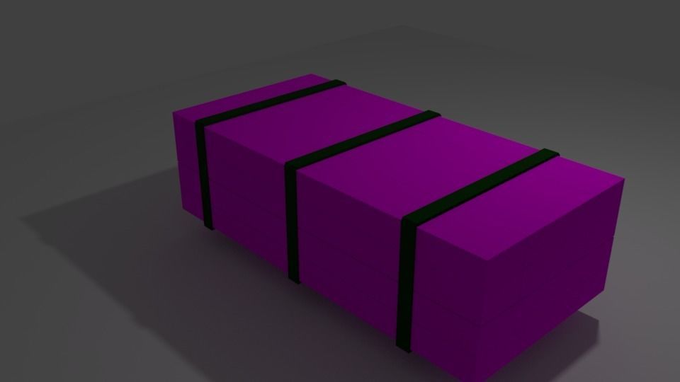 balewood wooden block Free low-poly 3D model_3