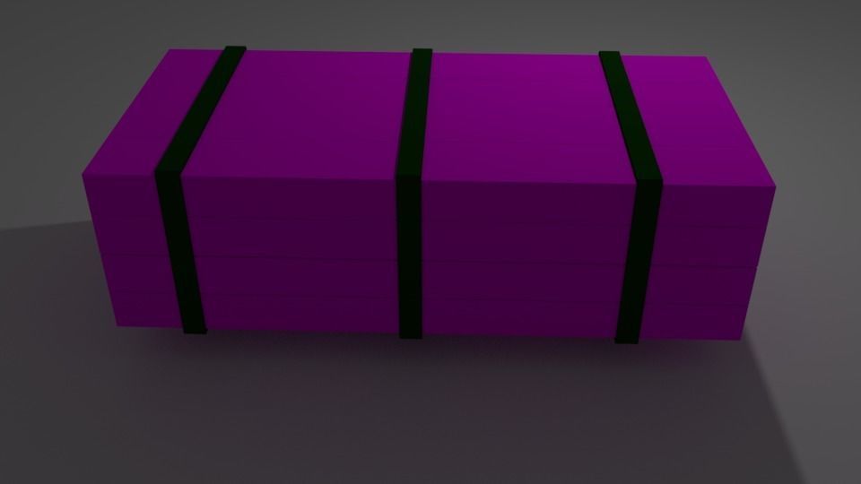 balewood wooden block Free low-poly 3D model_1