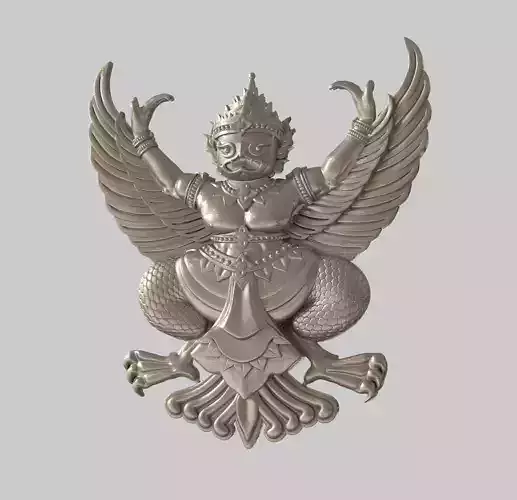 Garuda Emblem Bas-relief  3D print model