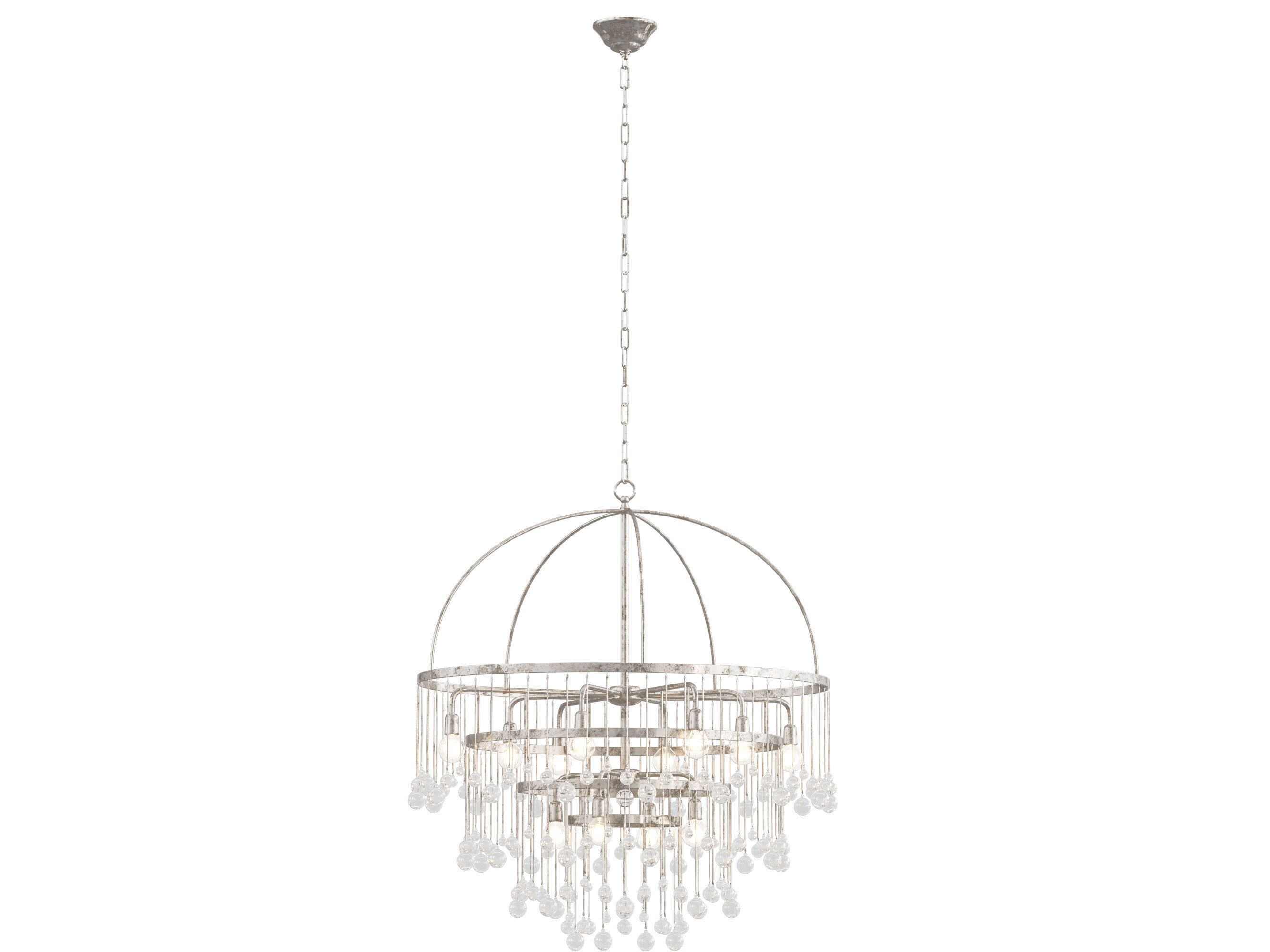 Aubrey Round Chandelier 4 tier 3D model_9