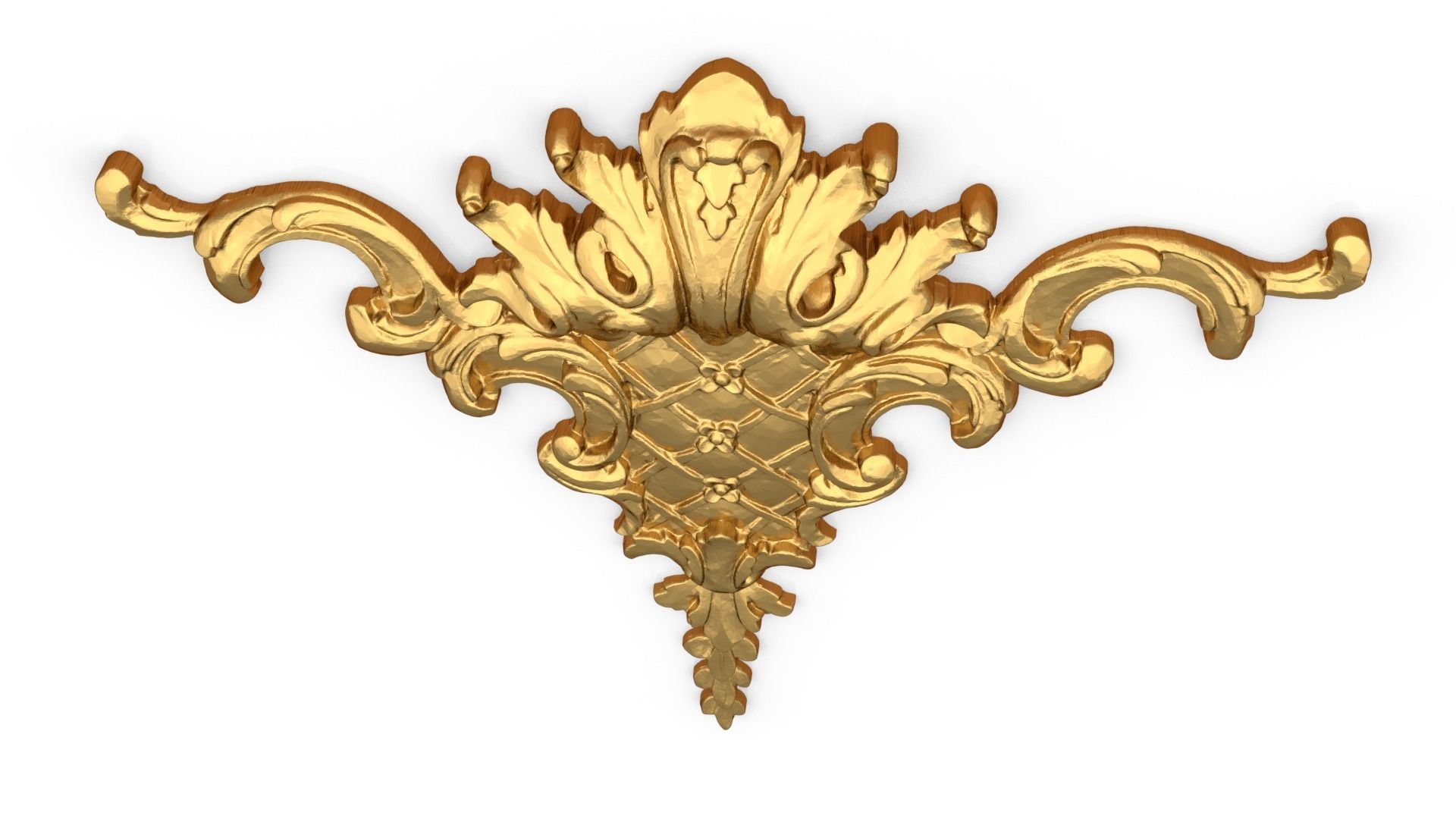 Classic decor ornament 78 3D model_4