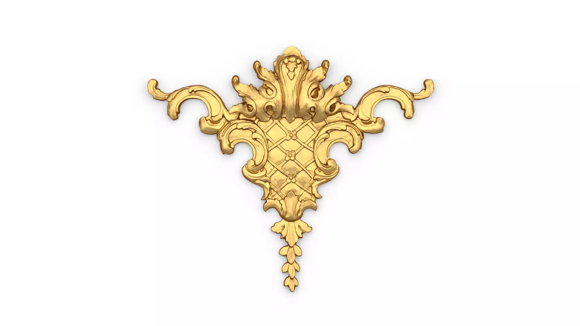 Classic decor ornament 78 3D model_0