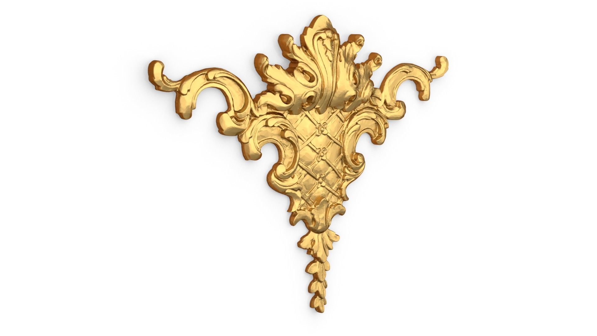 Classic decor ornament 78 3D model_1