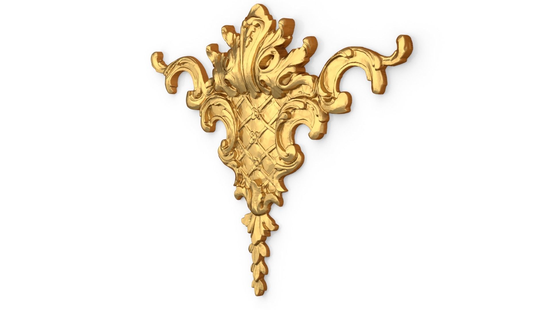 Classic decor ornament 78 3D model_2