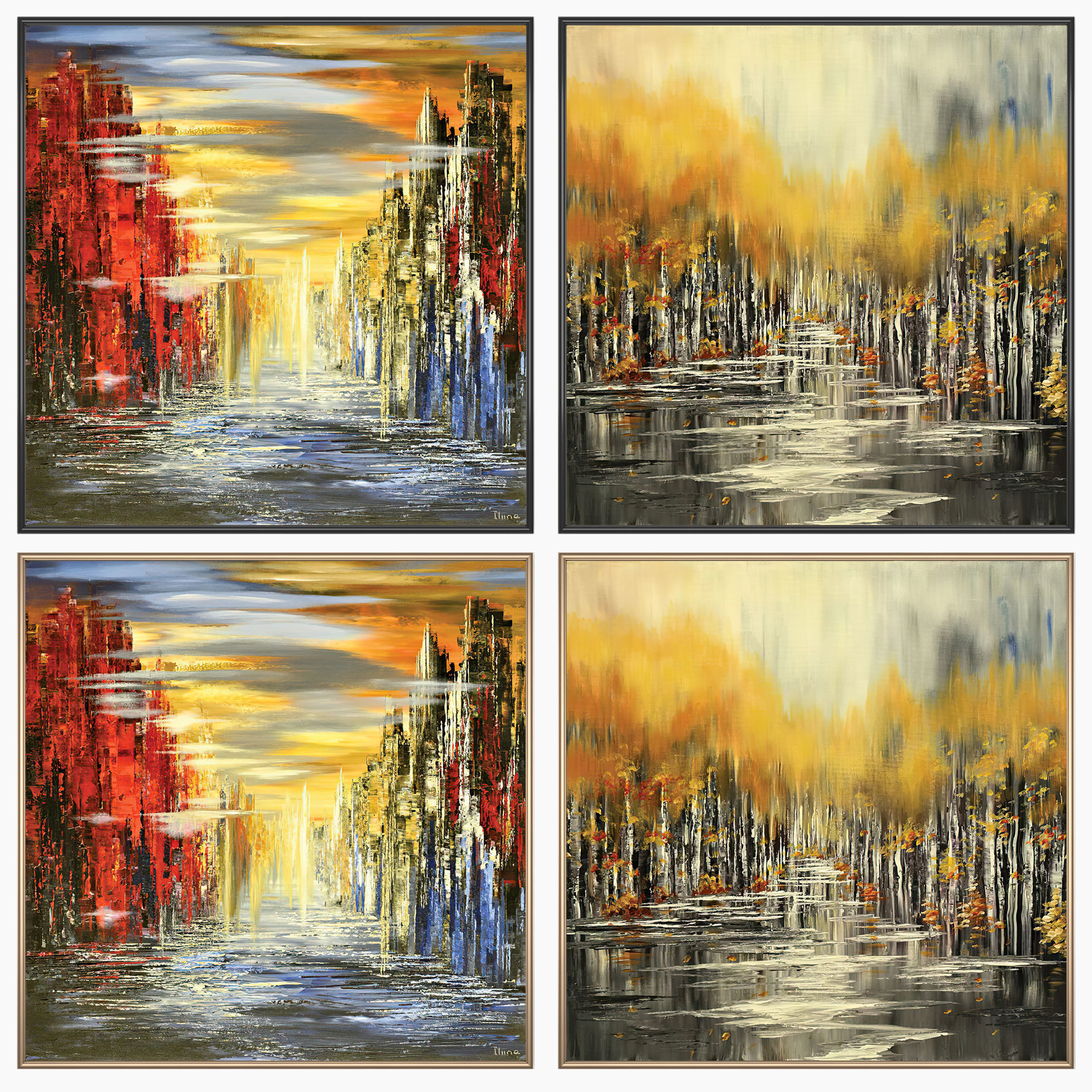 Wall Art Set 3826 3D model_1