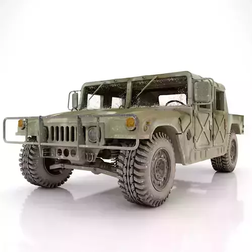 Hummer H1 Military Camouflage 3D model | CGTrader