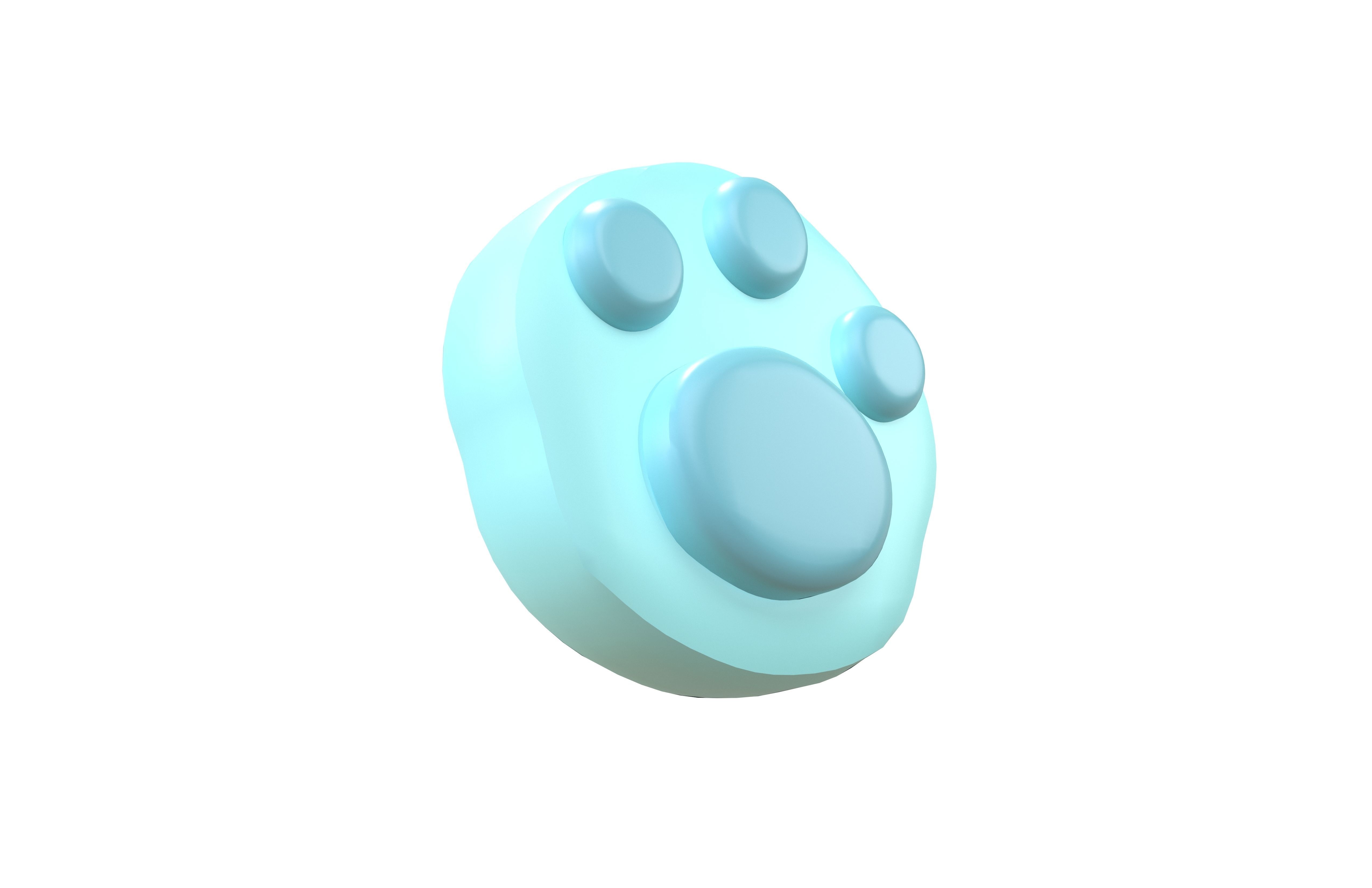 Cat Paw v1 002 Low-poly 3D model_3