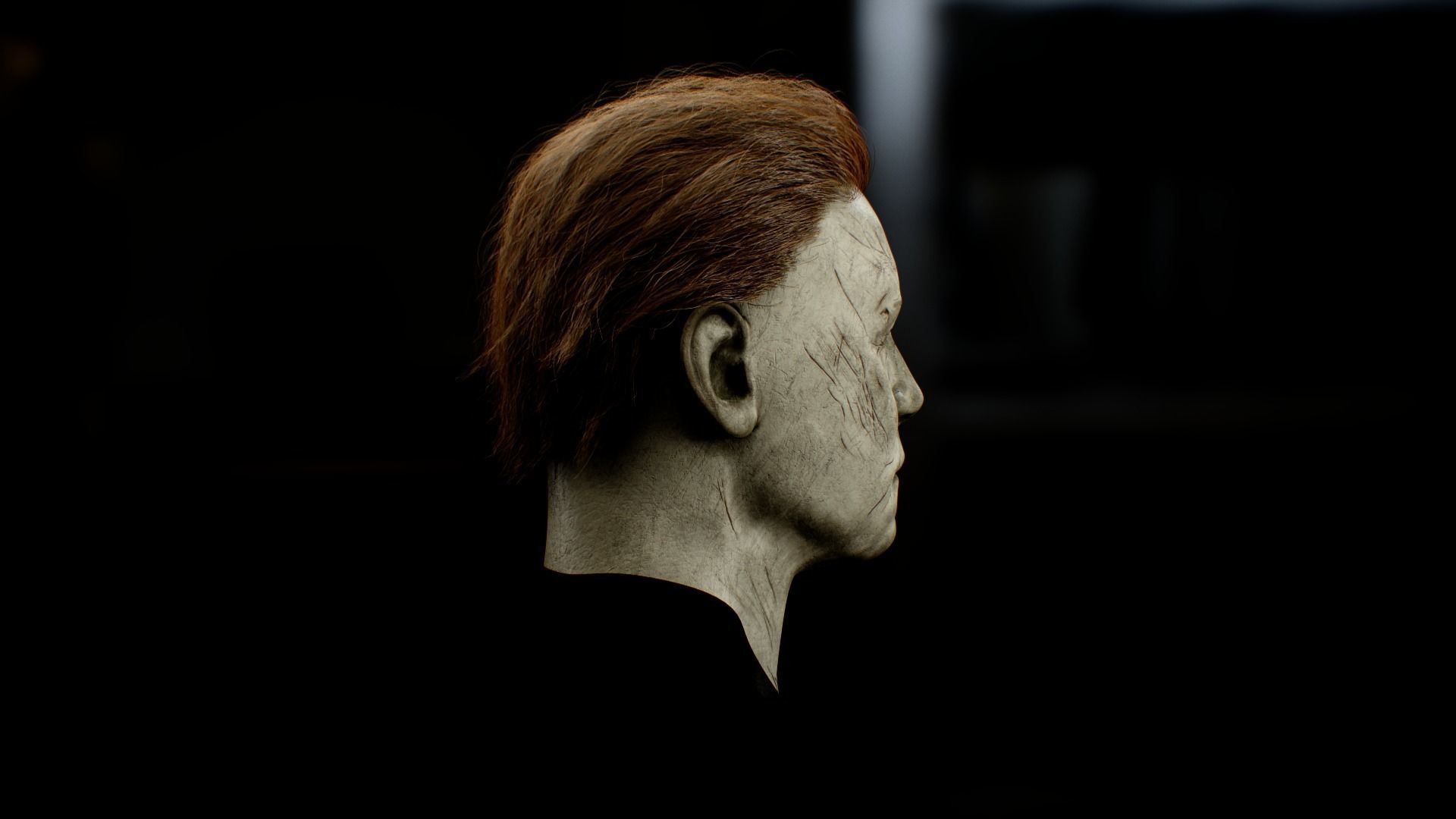 Michael Myers Mask 3D model_7