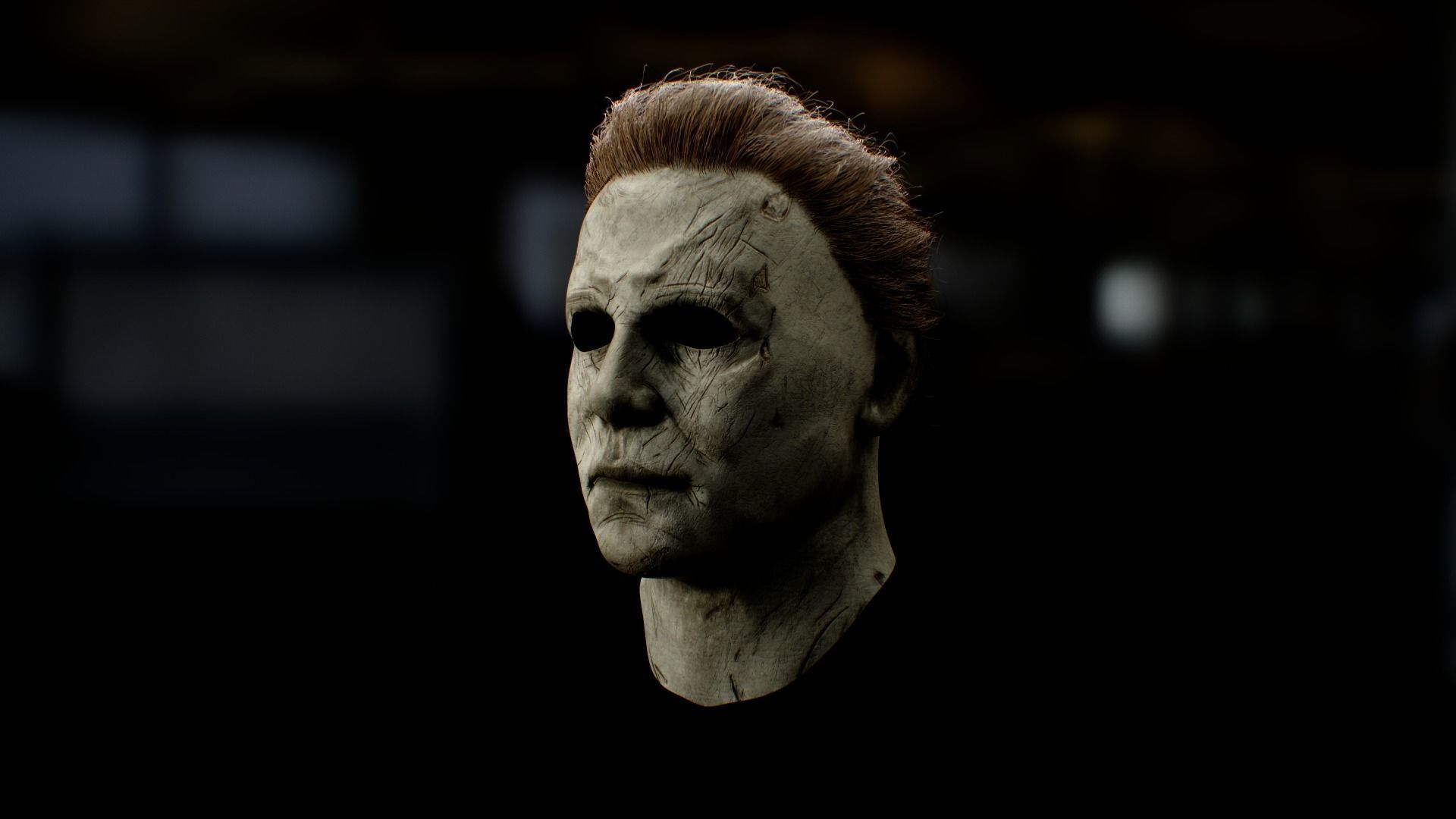 Michael Myers Mask 3D model_5