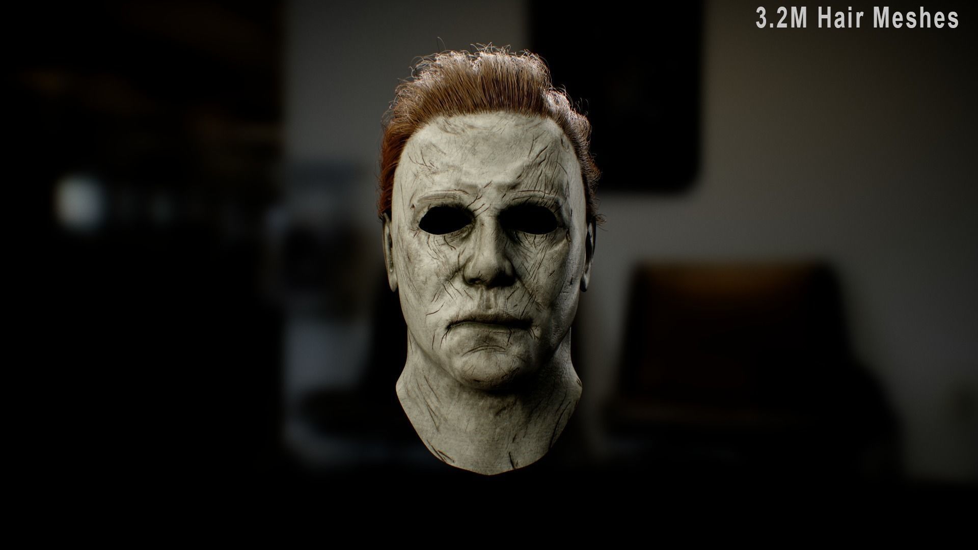 Michael Myers Mask 3D model_9