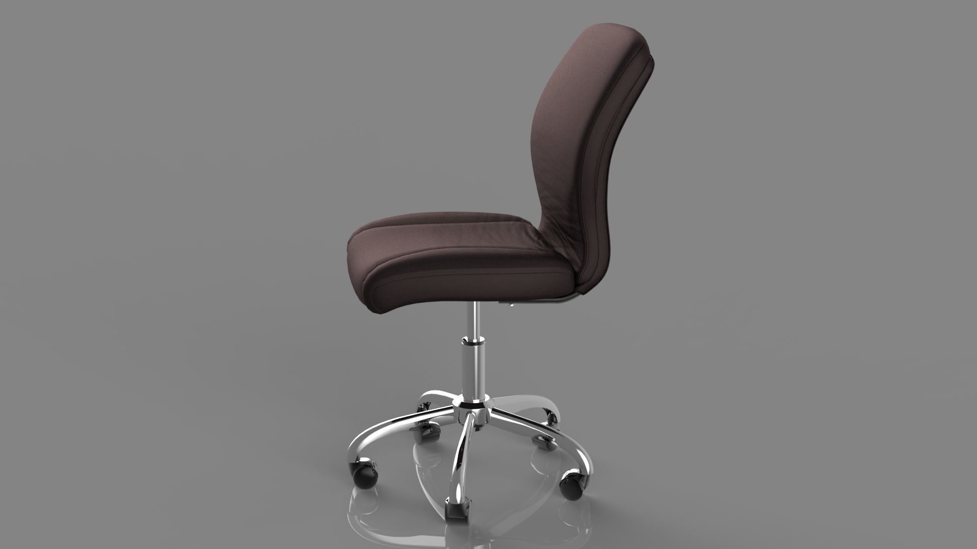 Office Chair Low-poly 3D model_5