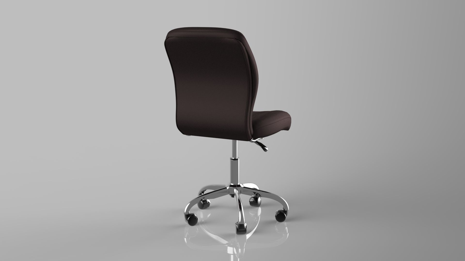 Office Chair Low-poly 3D model_3