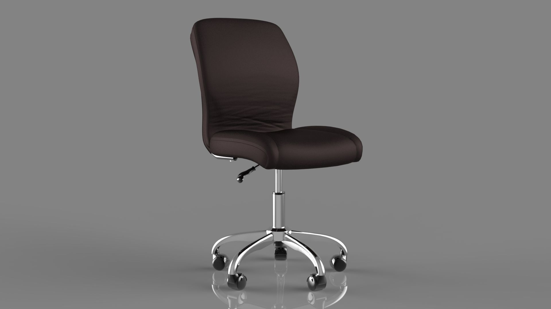 Office Chair Low-poly 3D model_1