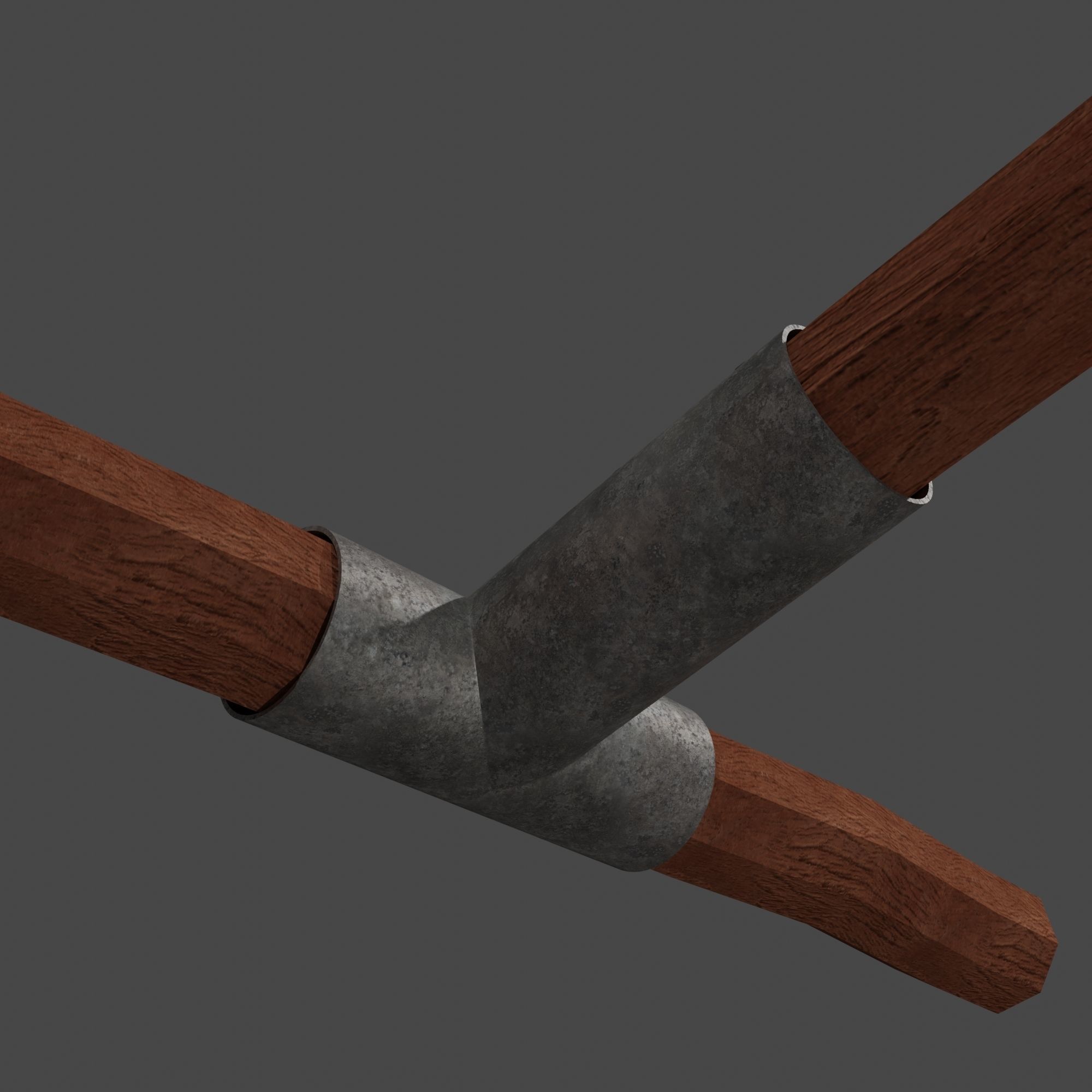 Little Wooden Wagon with Pins and Screws 3D model_24