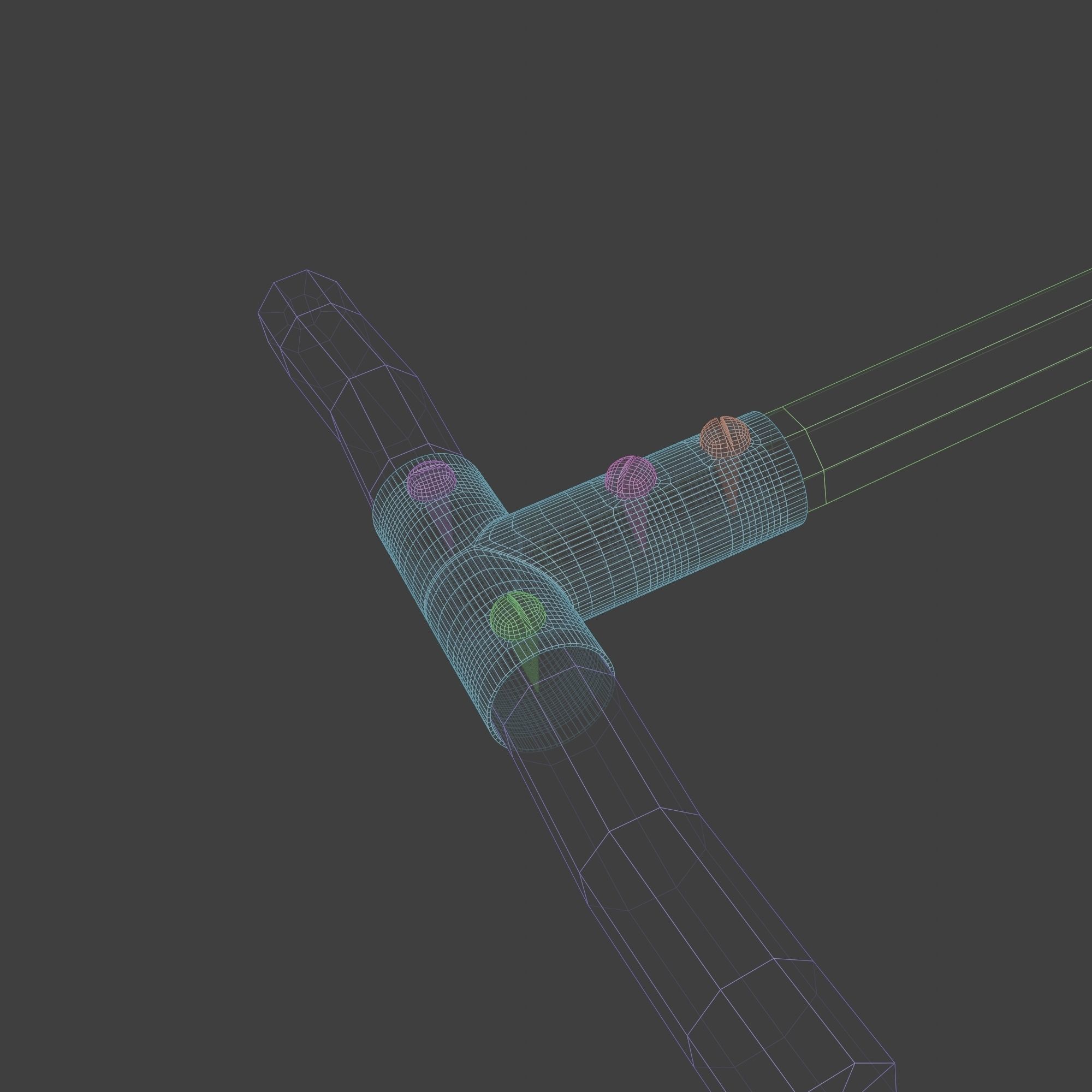 Little Wooden Wagon with Pins and Screws 3D model_21