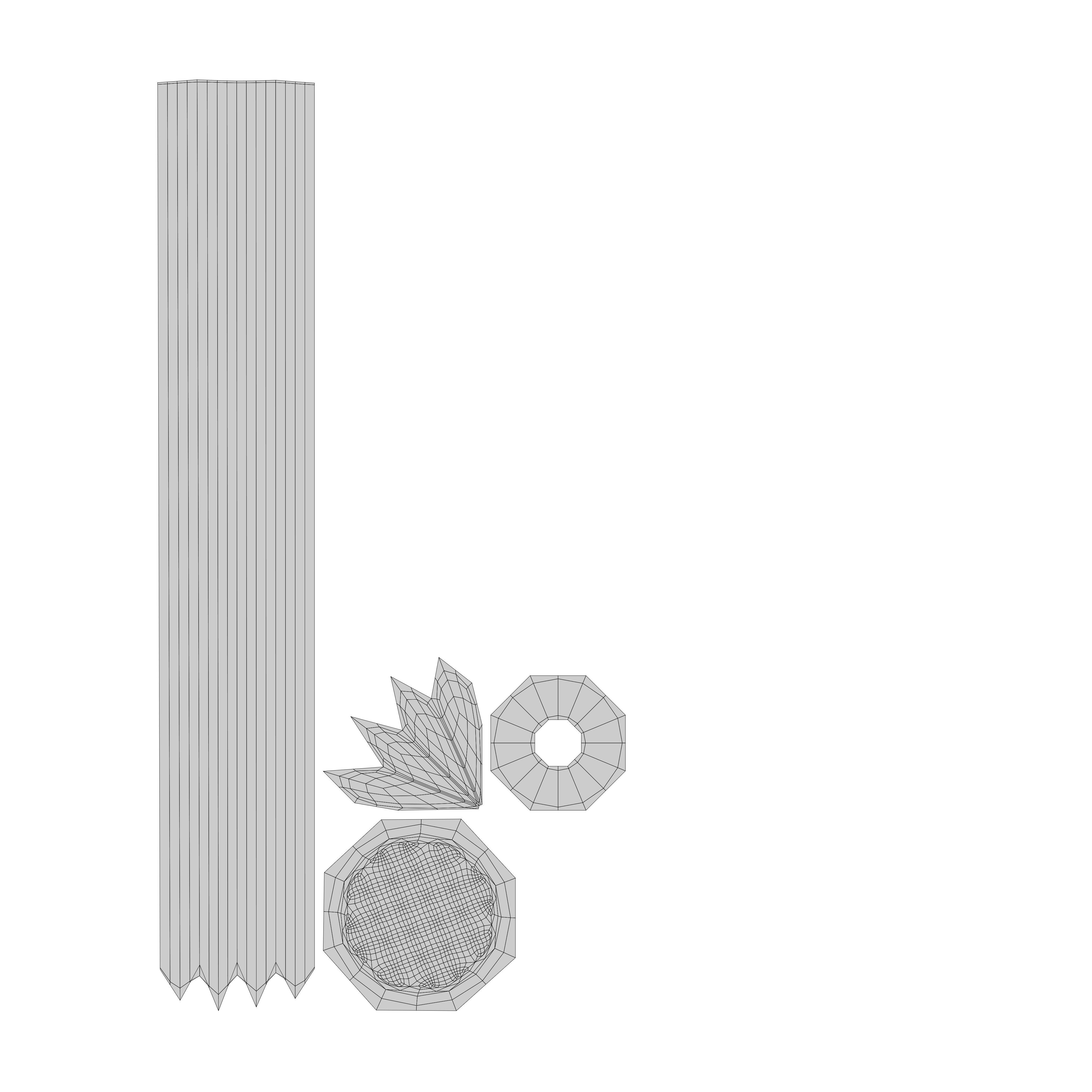 Little Wooden Wagon with Pins and Screws 3D model_42