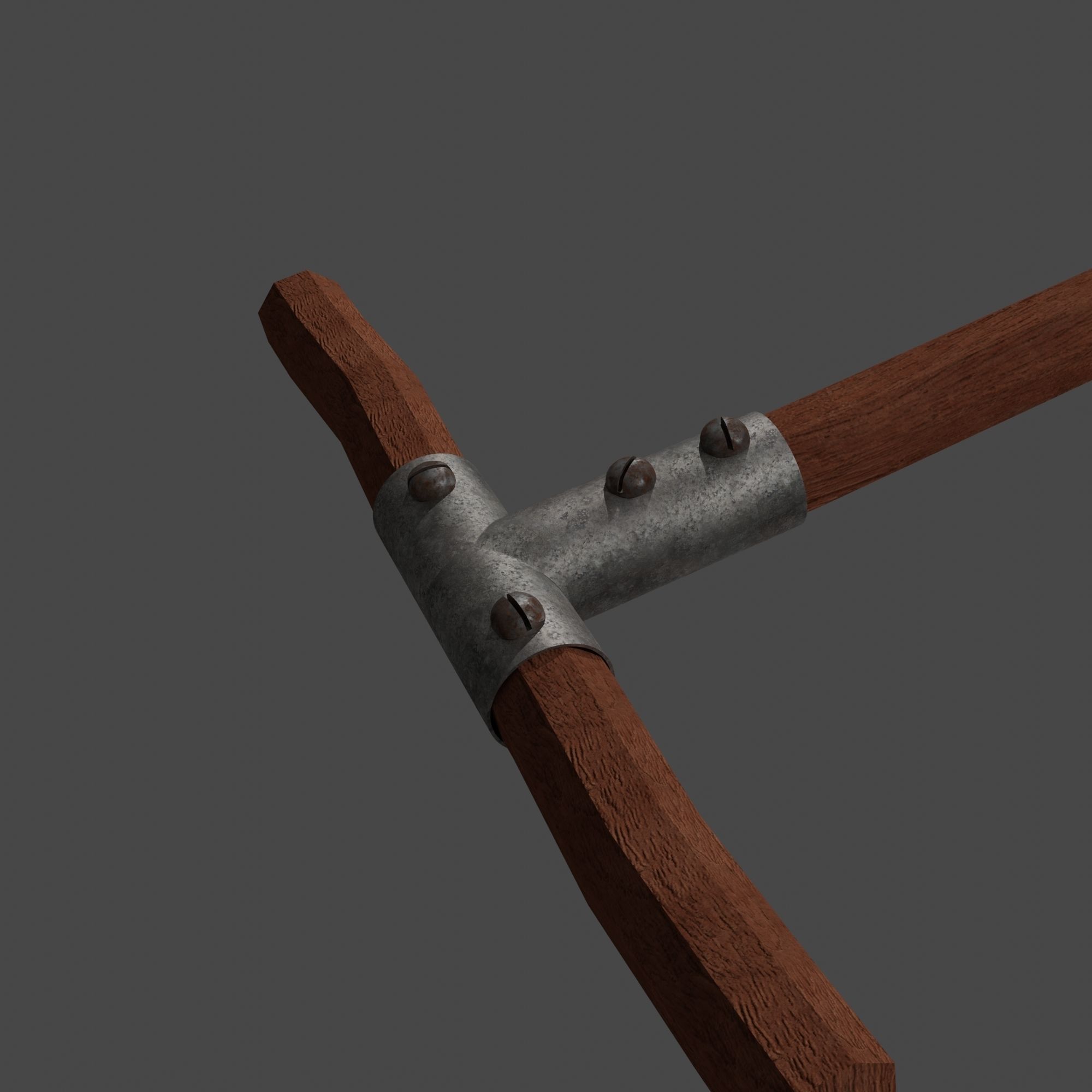 Little Wooden Wagon with Pins and Screws 3D model_20