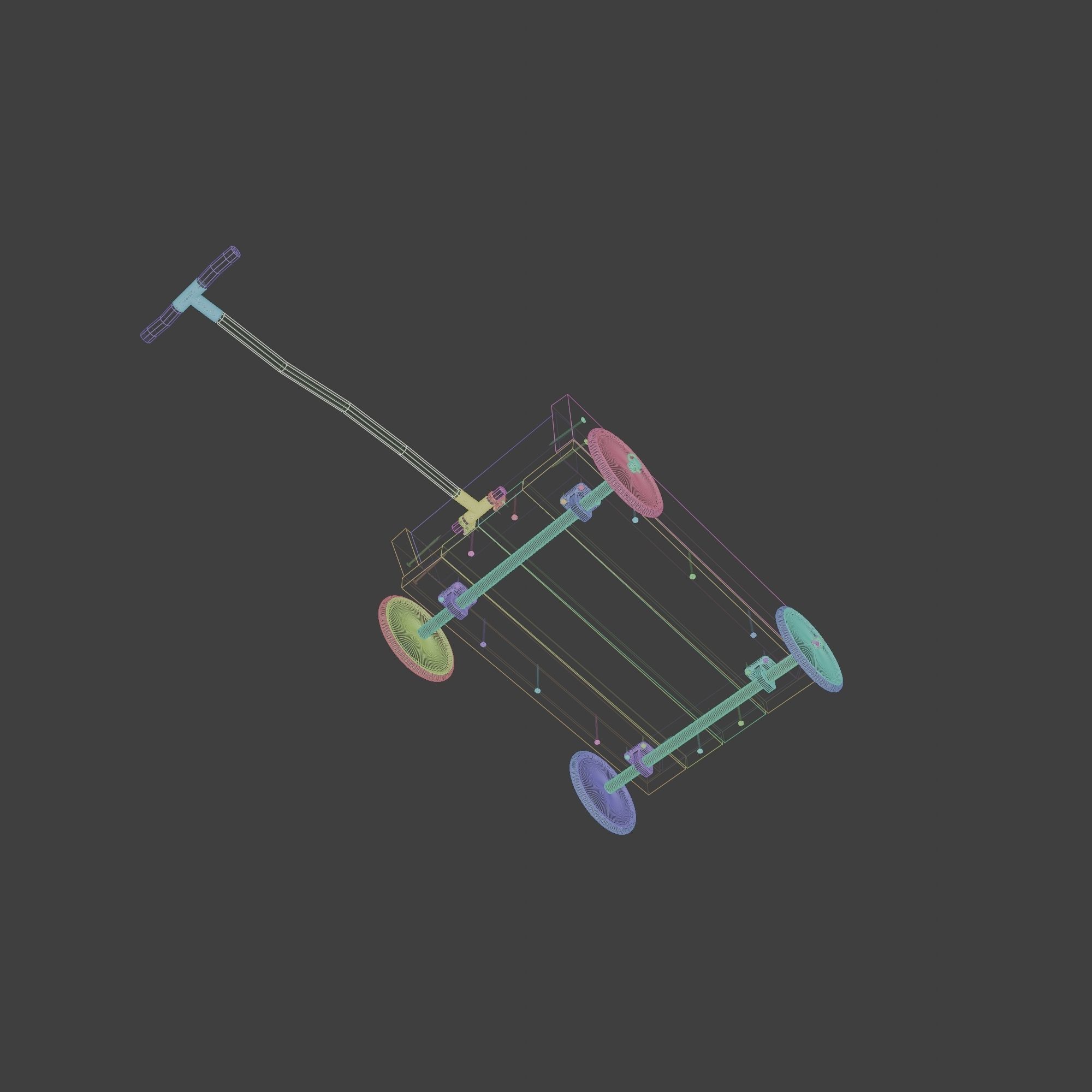 Little Wooden Wagon with Pins and Screws 3D model_17