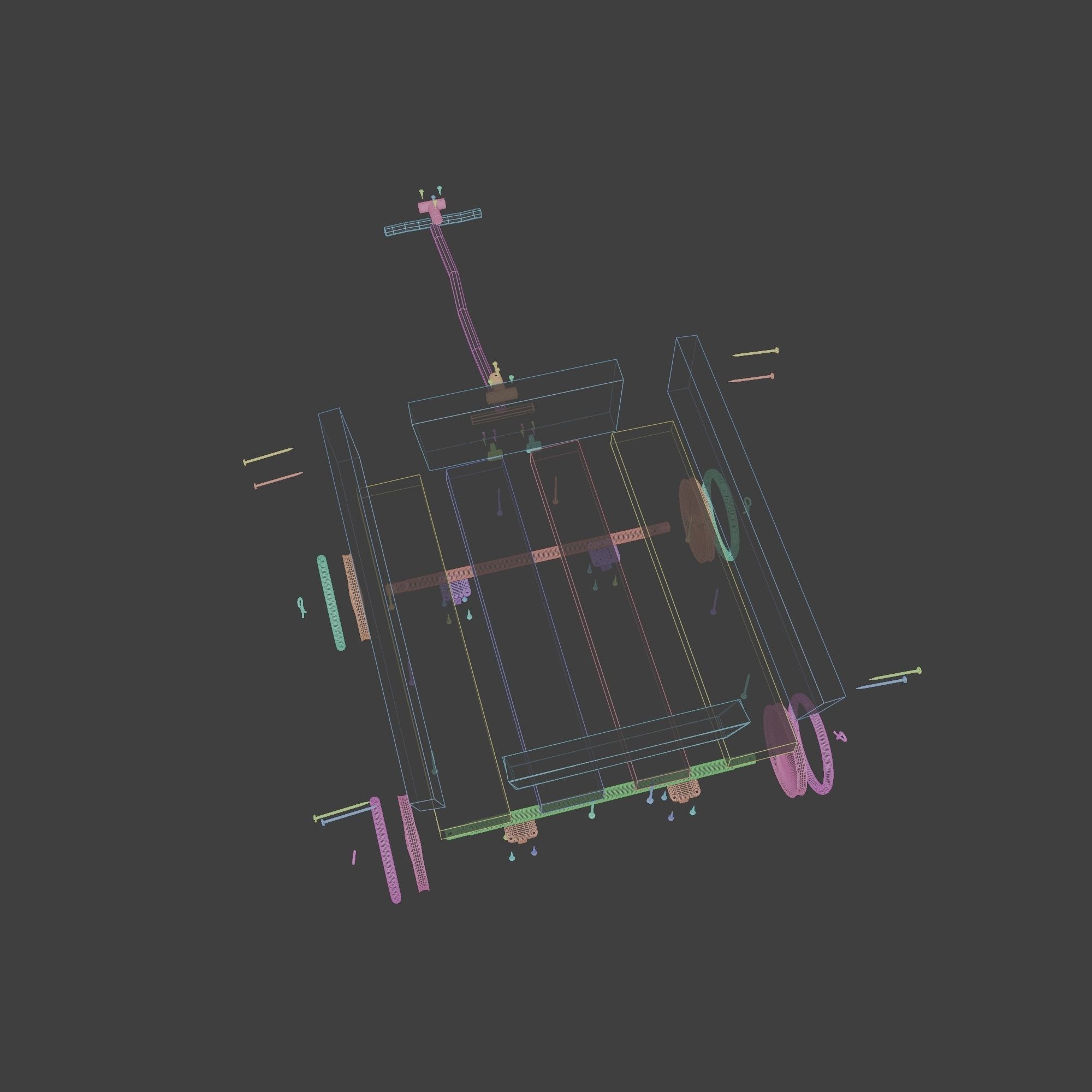 Little Wooden Wagon with Pins and Screws 3D model_15