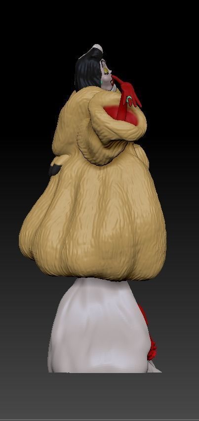 Cruella De Vil 101 Dalmatians 3D print model_4