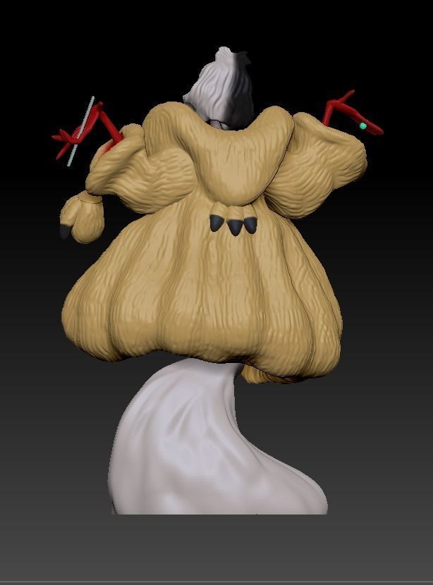 Cruella De Vil 101 Dalmatians 3D print model_3
