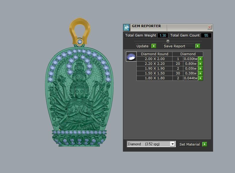 Buddha Face 3D print model_9