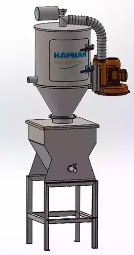 Hapman - Vaccum Loader - Auger Feeder 3D model