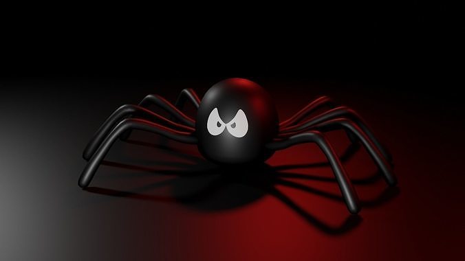 Spider Free low-poly 3D model