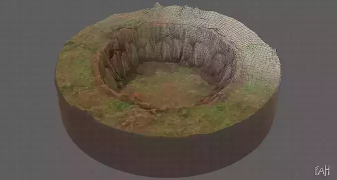 Cliff lowpoly V04