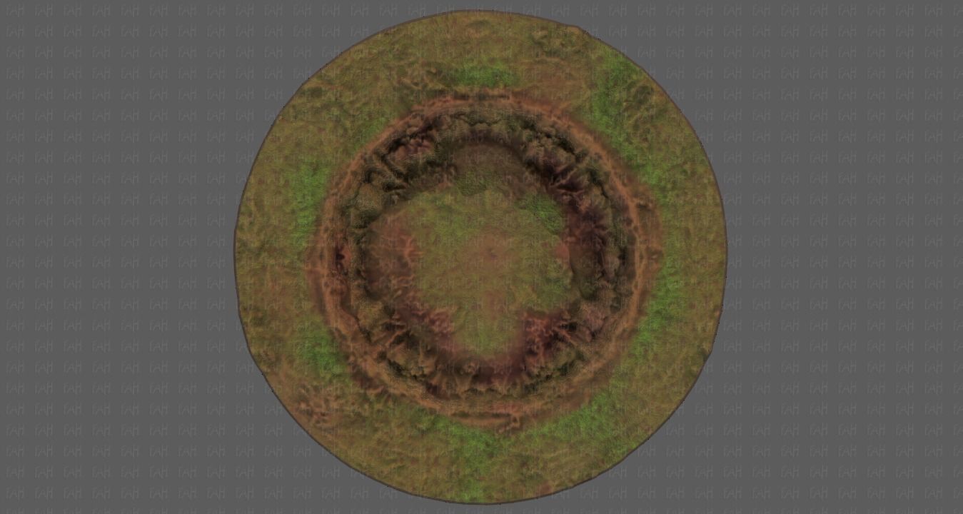 Cliff lowpoly V04 Low-poly 3D model_35