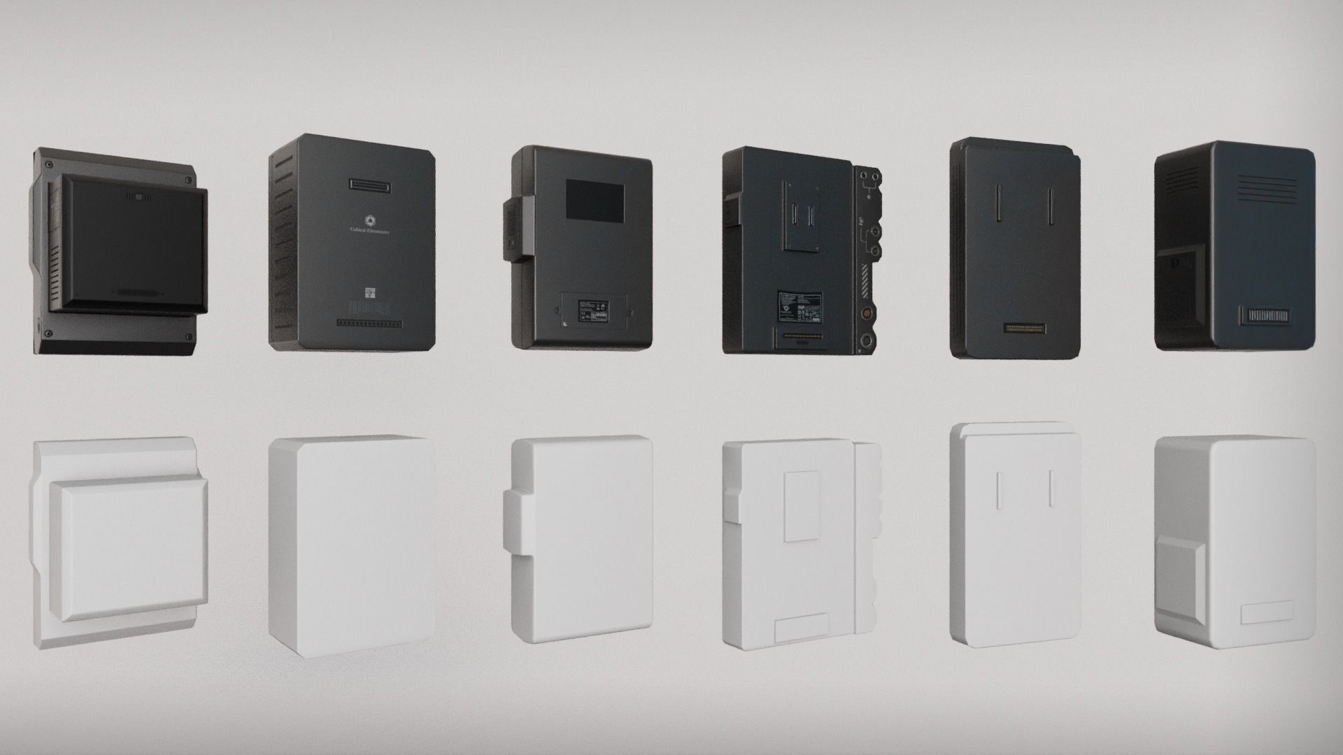Cine-Camera Low-poly Low-poly 3D model_9
